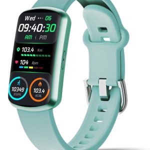 Health Fitness Tracker with 24/7 Heart Rate and Blood Pressure, Smart Watch with Blood Oxygen Monitor, 120+ Sport Mode, Sleep Tracking Waterproof Activity Tracker for Women Men