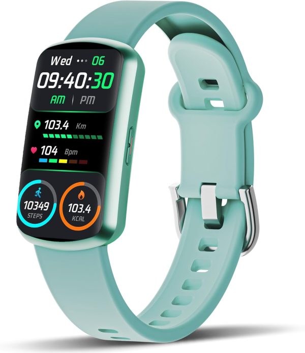 Health Fitness Tracker with 24/7 Heart Rate and Blood Pressure, Smart Watch with Blood Oxygen Monitor, 120+ Sport Mode, Sleep Tracking Waterproof Activity Tracker for Women Men