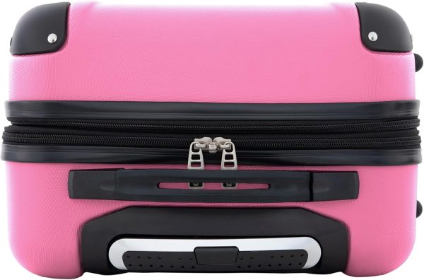 Travelers Club Chicago Hardside Expandable Spinner Luggages, Hot Pink, 20" Carry-On, HS-20720-EX-690N - Image 7